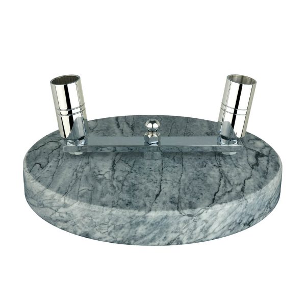 bdr bandeiras e mastros base de mármore 2 copos mastros interior